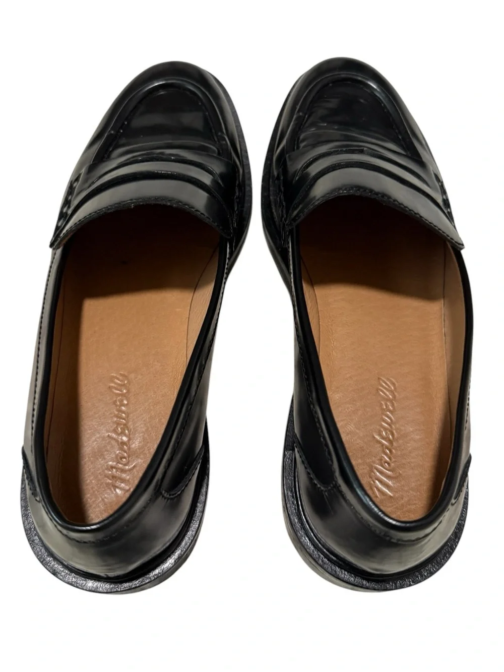 Madewell The Vernon Loafers in Black Size 9